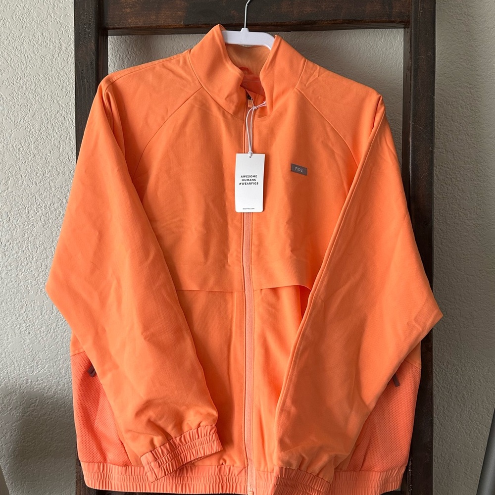 FIGS Women's Papaya, Sydney-Performance, Scrub Jacket - XL